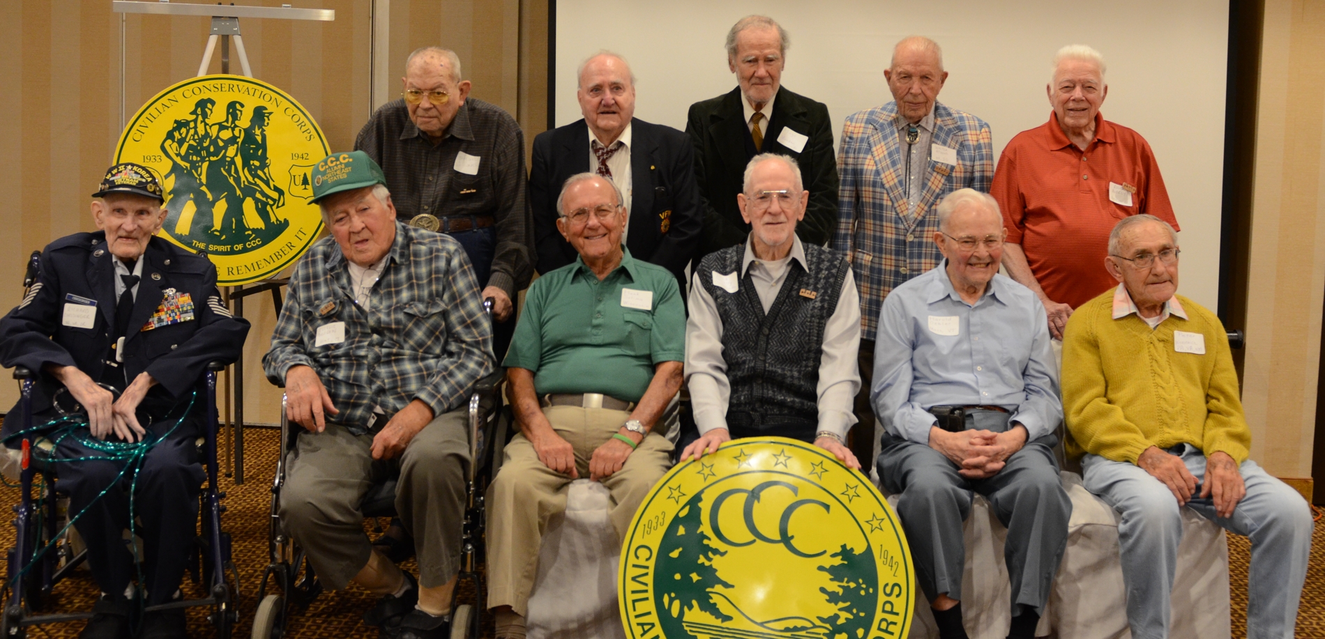 CCC Legacy members gathered at a reunion event