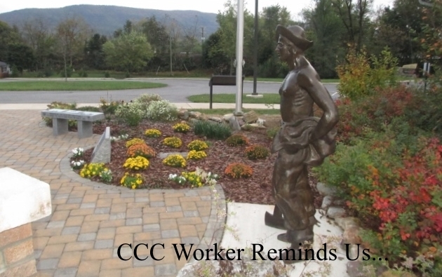 Archival CCC enrollment documents and records at the National Archives, St. Louis