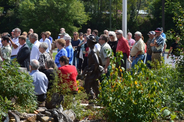 CCC Worker Watching Crowd