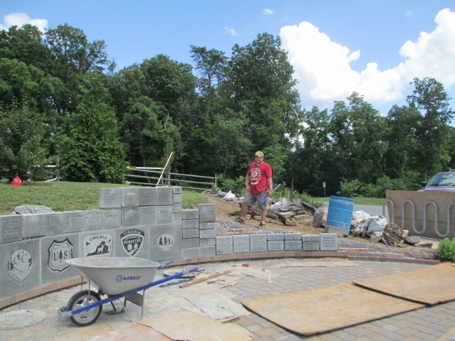 Cleaning Around Site