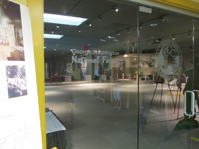 The CCC Legacy Commemorative Wall at the Lee District Office in Edinburg, Virginia