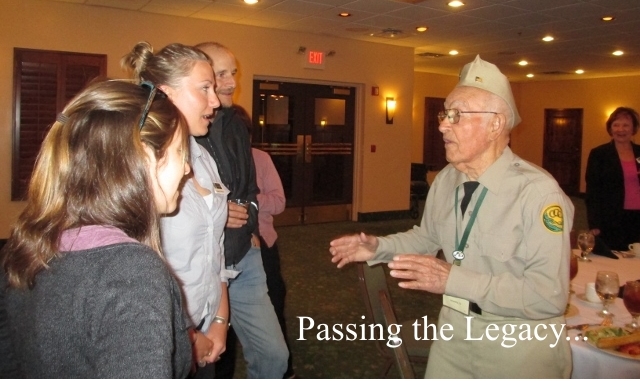 Youth Corps participants learning conservation skills