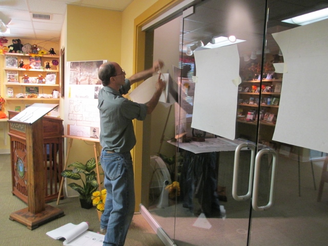 Preparing Door Decals